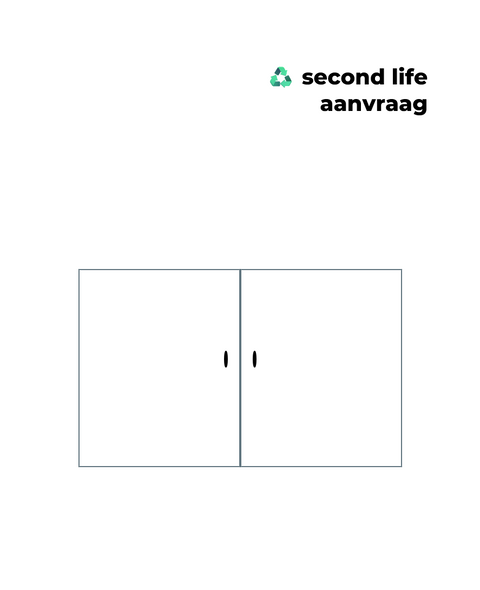 ♻️ Second life schuifdeurkast aanvragen