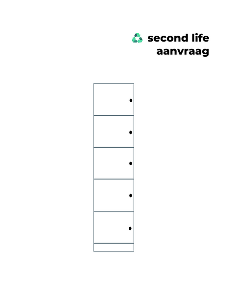♻️ Second life lockerkast aanvragen