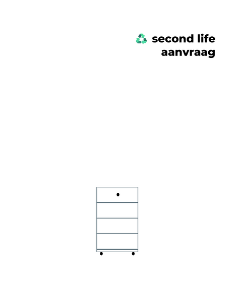 ♻️ Second life ladeblok aanvragen
