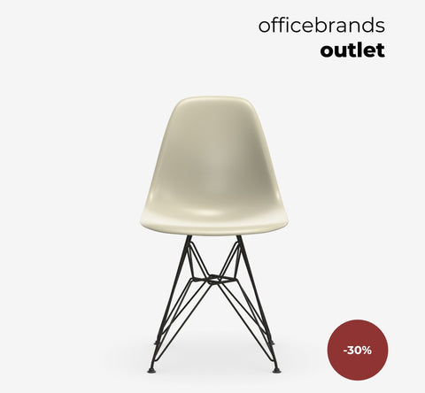 Vitra Plastic Chair RE DSR Pebble (OUTLET)
