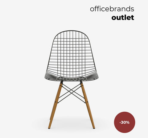 Vitra Wire Chair DKW Esdoorn goud (OUTLET)