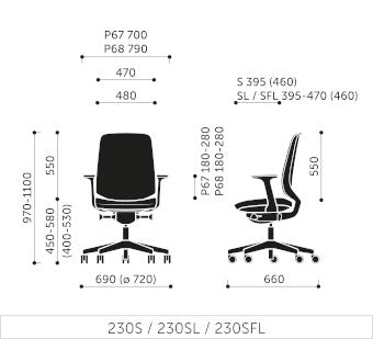 Profim LIGHT UP 230SFL (zwart)