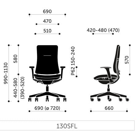 Profim VIOLLE 130SFL (grijs)