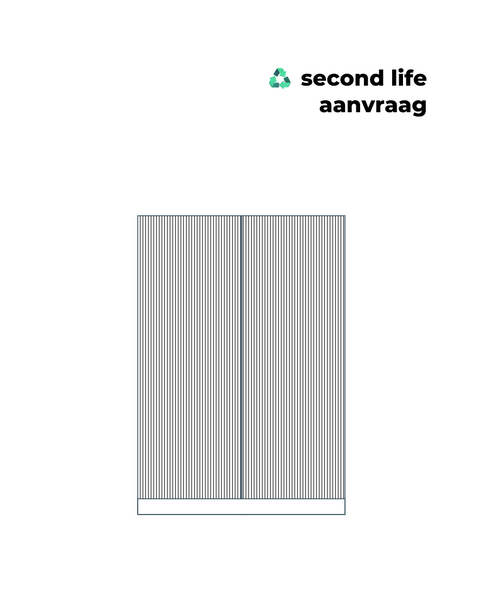 ♻️ Second life roldeurkast aanvragen