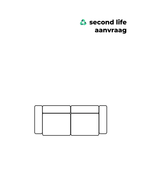 ♻️ Second life sofa aanvragen