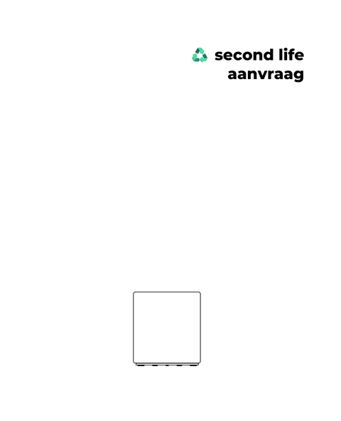 ♻️ Second life poef aanvragen