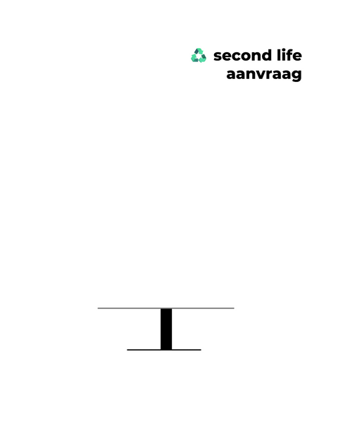 ♻️ Second life salontafel aanvragen