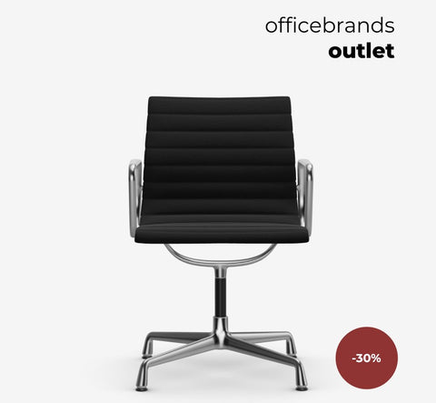 Vitra Aluminium Chairs EA 104 Hopsak Nero (OUTLET)