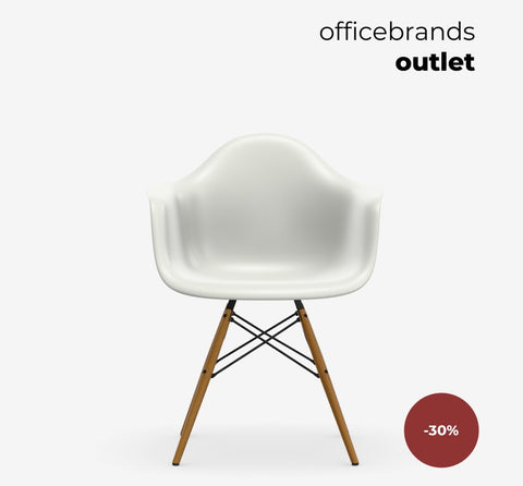 Vitra Plastic Armchair RE DAW Cotton White (OUTLET)