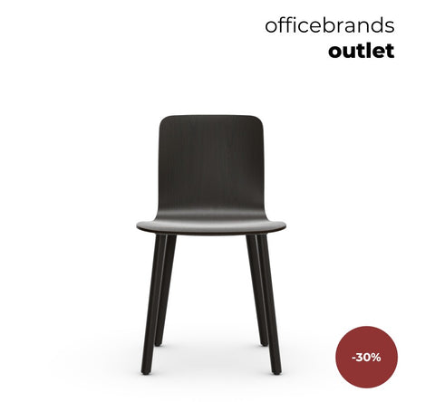 Vitra HAL Ply Wood Donker eiken (OUTLET)