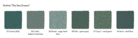 Vitra Polder Sofa Groen / armleuning rechts (OUTLET)