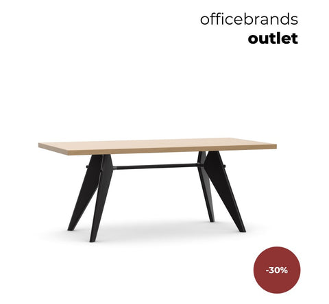 Vitra EM Table 180x90cm Eiken fineer  (OUTLET)