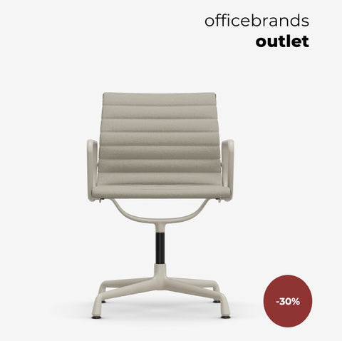 Vitra Aluminium Chairs EA 104 Hopsak Warm grey/ivory (OUTLET)