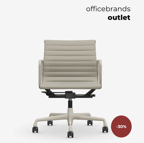 Vitra Aluminium Chairs EA 117 Hopsak Warm grey/ivory (OUTLET)
