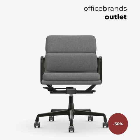 Vitra Soft Pad Chairs EA 217 Cosy 2 Pebble grey (OUTLET)