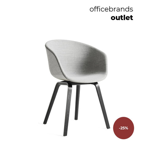 HAY AAC 23 Zwart gelakt eiken / Grijs (OUTLET)