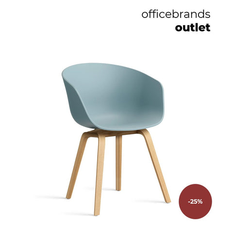 HAY AAC 22 Gelakt eiken / Dusty blue (OUTLET)