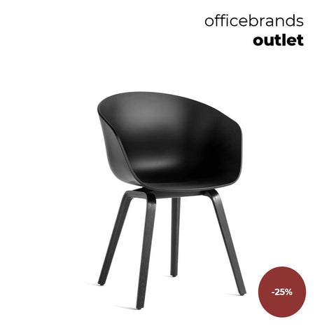 HAY AAC 22 Zwart gelakt eiken / Black (OUTLET)