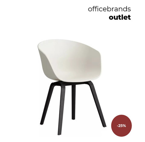 HAY AAC 22 Zwart gelakt eiken / Melange cream (OUTLET)