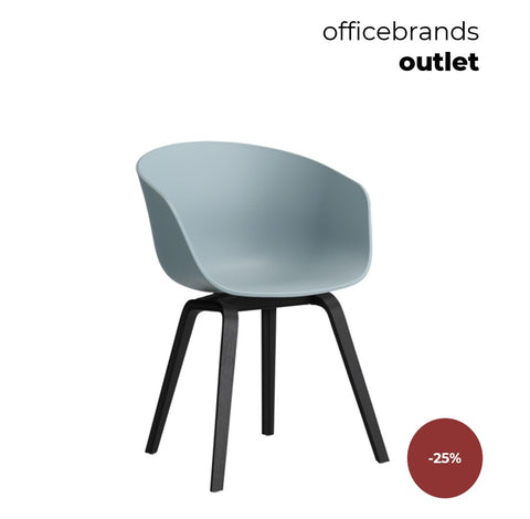 HAY AAC 22 Zwart gelakt eiken / Dusty blue (OUTLET)