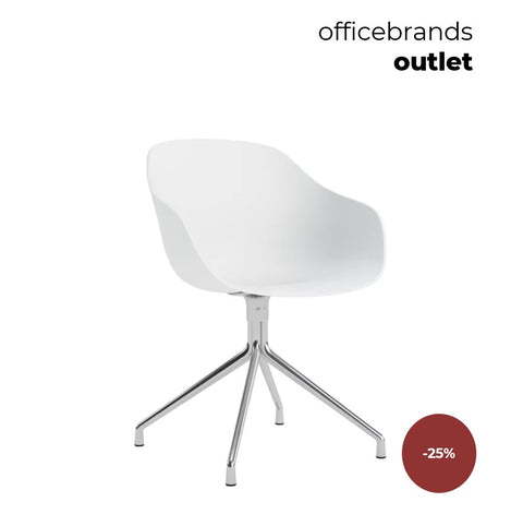 HAY AAC 220 Gepolijst aluminium / White (OUTLET)