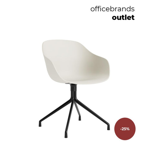 HAY AAC 220 Zwart gepoedercoat aluminium / Melange cream (OUTLET)