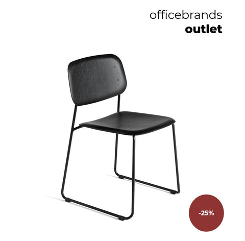 HAY Soft Edge 50 Zwart gelakt eiken (OUTLET)