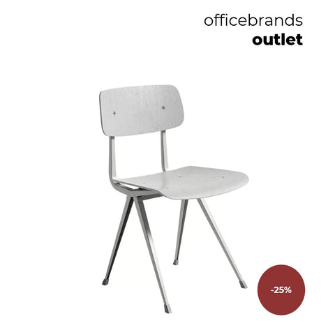 HAY Result Grijs gepoedercoat / Grijs gelakt eiken (OUTLET)